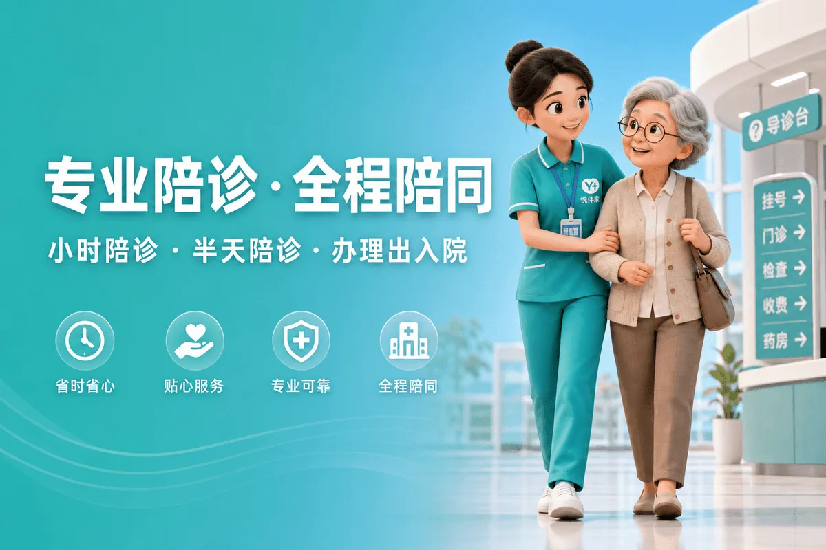 专业陪诊 · 全程陪同